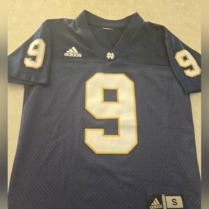 Notre Dame Fighting Irish youth stitched jersey.